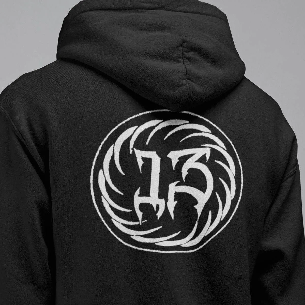 13 Band Hoodie, 13 Band Logo Hooded Sweatshirt, Doom Metal Merch