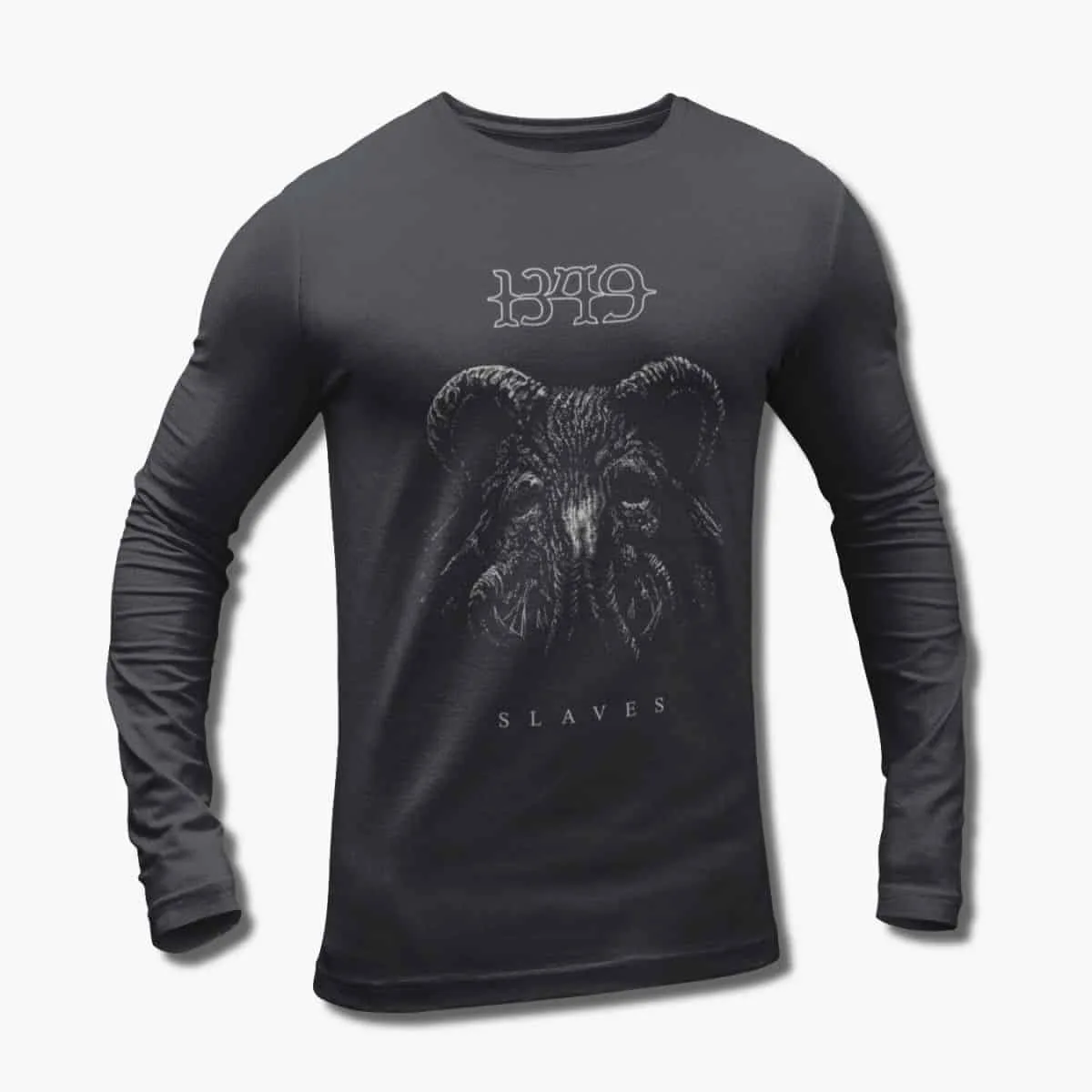 1349 Band Long Sleeve T-Shirt, 1349 Slaves Longsleeve Tee, Black Metal Merch