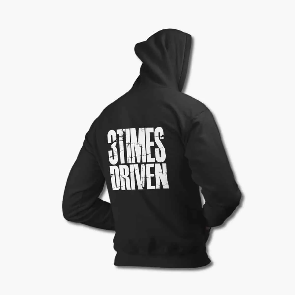3 Times Driven Zip Hoodie, 3 Times Driven Logo Black Zipper Hoodie, Heavy Metal Merchandise