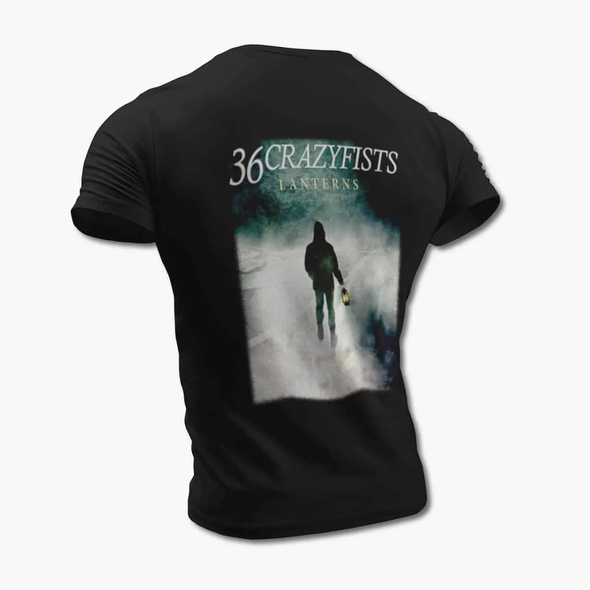 36 Crazyfists T-Shirt, 36 Crazyfists Lanterns Black T-Shirt, Alternative Metal Merchandise