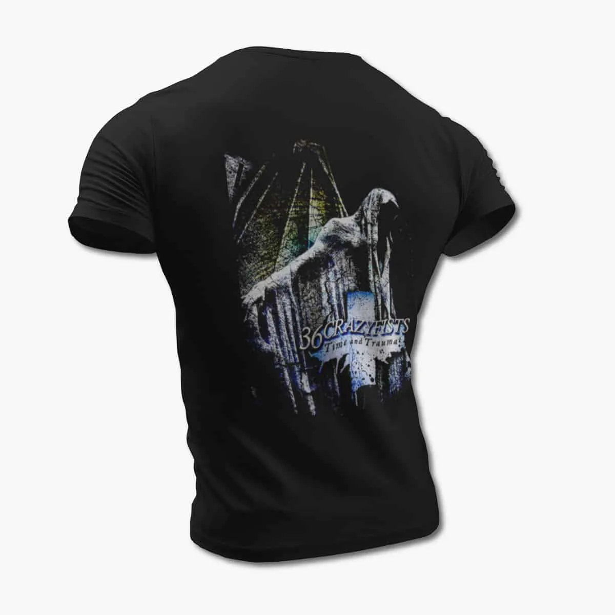 36 Crazyfists T-Shirt, 36 Crazyfists Time And Trauma Black T-Shirt, Alternative Metal Merchandise