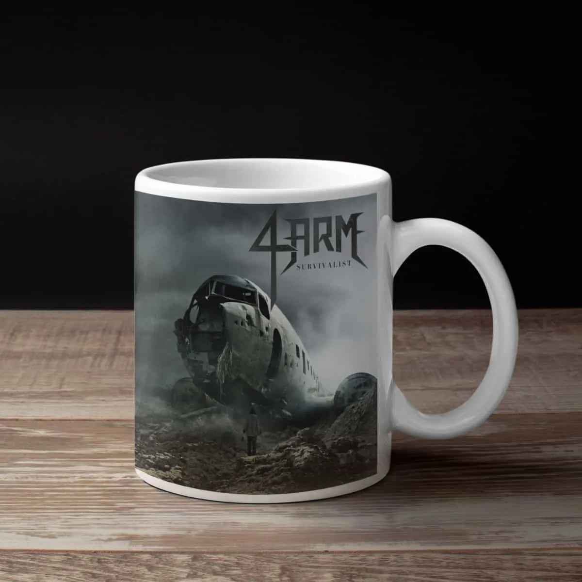 4Arm Coffee Mug, 4Arm Survivalist Coffee Mug