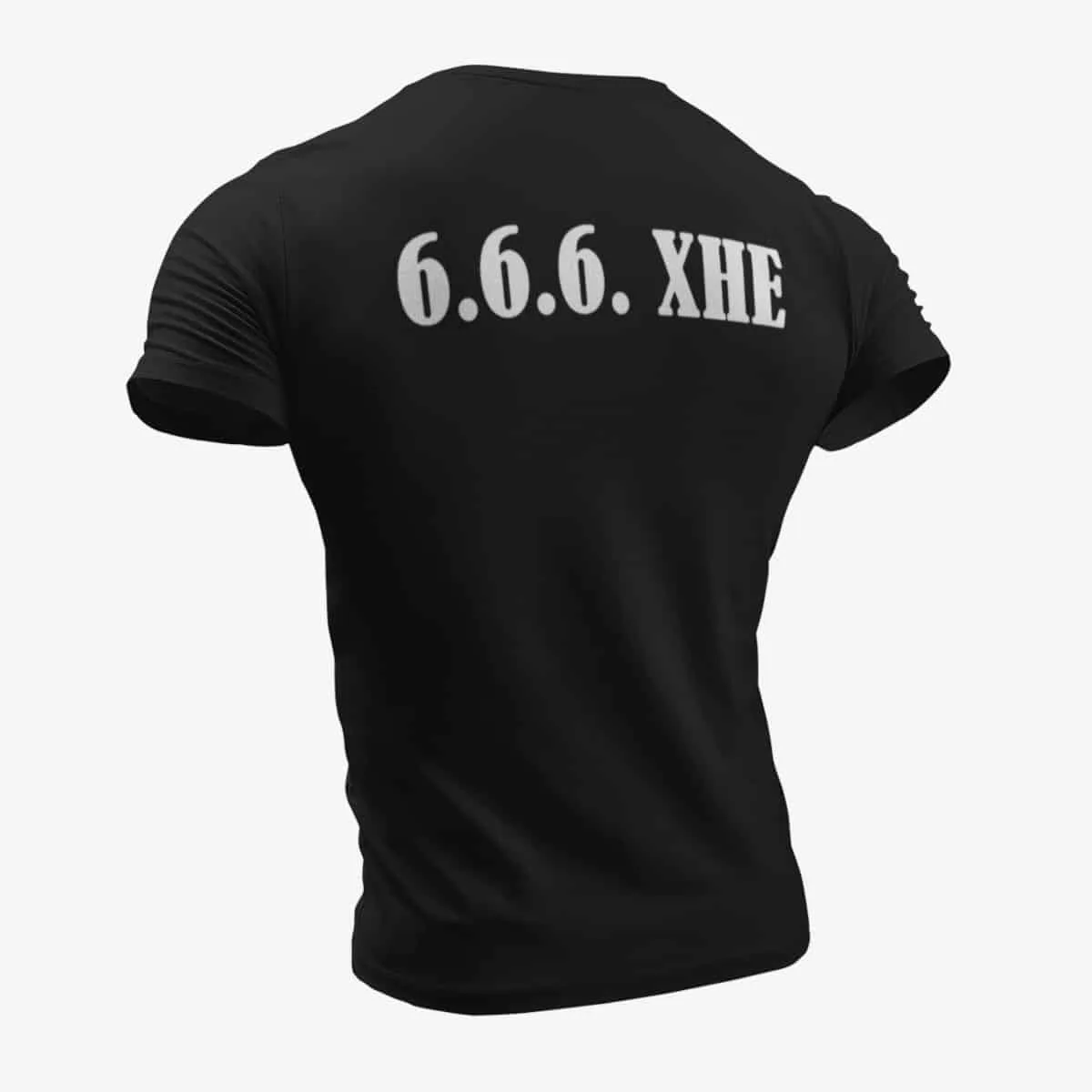 666 XHE T-Shirt, 666 XHE Logo Black T-Shirt, Heavy Metal Merchandise