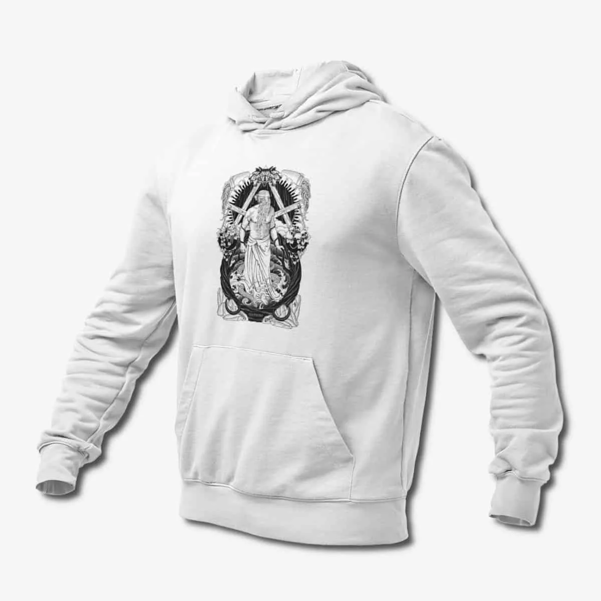 7 Deadly Sins Hoodie, 7 Deadly Sins Gluttony Artwork White Hoodie