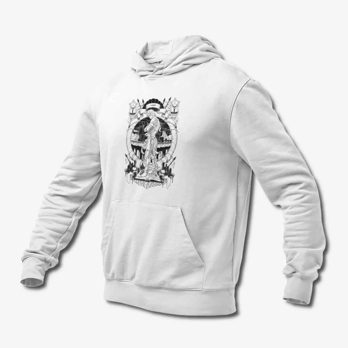 7 Deadly Sins Hoodie, 7 Deadly Sins Limbo Artwork White Hoodie