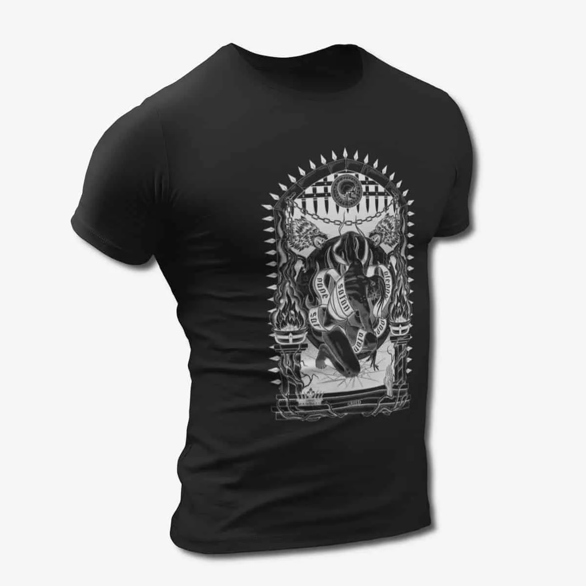 7 Deadly Sins T-Shirt, 7 Deadly Sins Greed Artwork Black T-Shirt