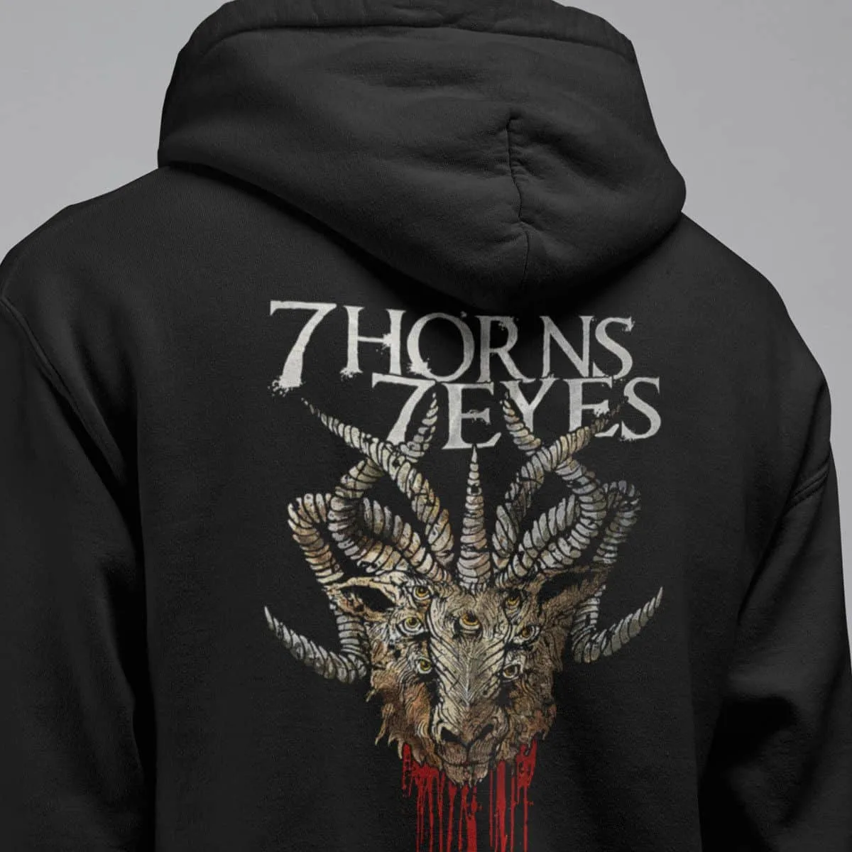 7 Horns 7 Eyes Band Hoodie, 7 Horns 7 Eyes Hooded Sweatshirt, Progressive Death Metal Merch