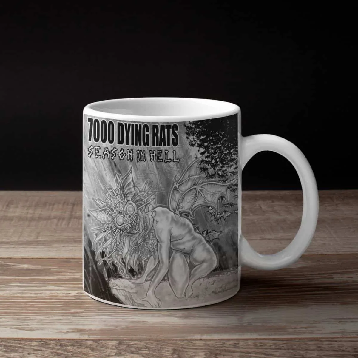 7000 Dying Rats Band Coffe Mug, 7000 Dying Rats 7000 Dying Rats Season in Hell Mug