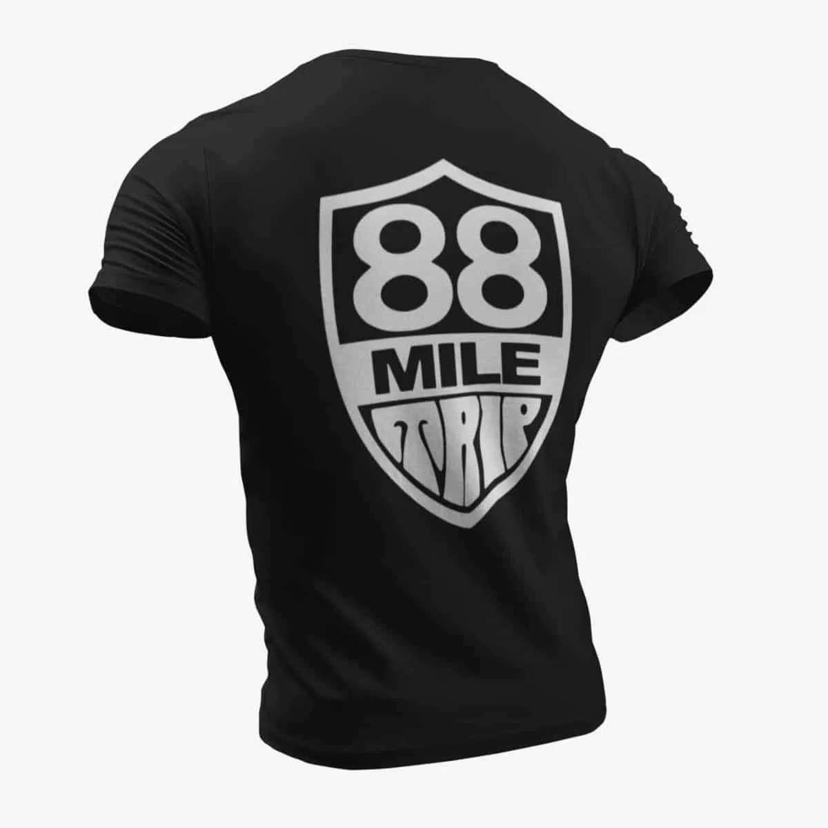 88 Mile Trip T-Shirt, 88 Mile Trip Logo Black T-Shirt, Stoner Metal Merchandise