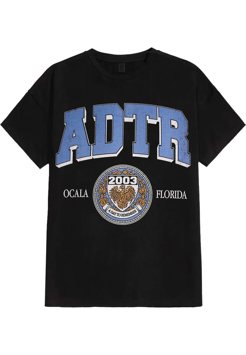 A Day To Remember 2nd Sucks Collegiate T-Shirt
