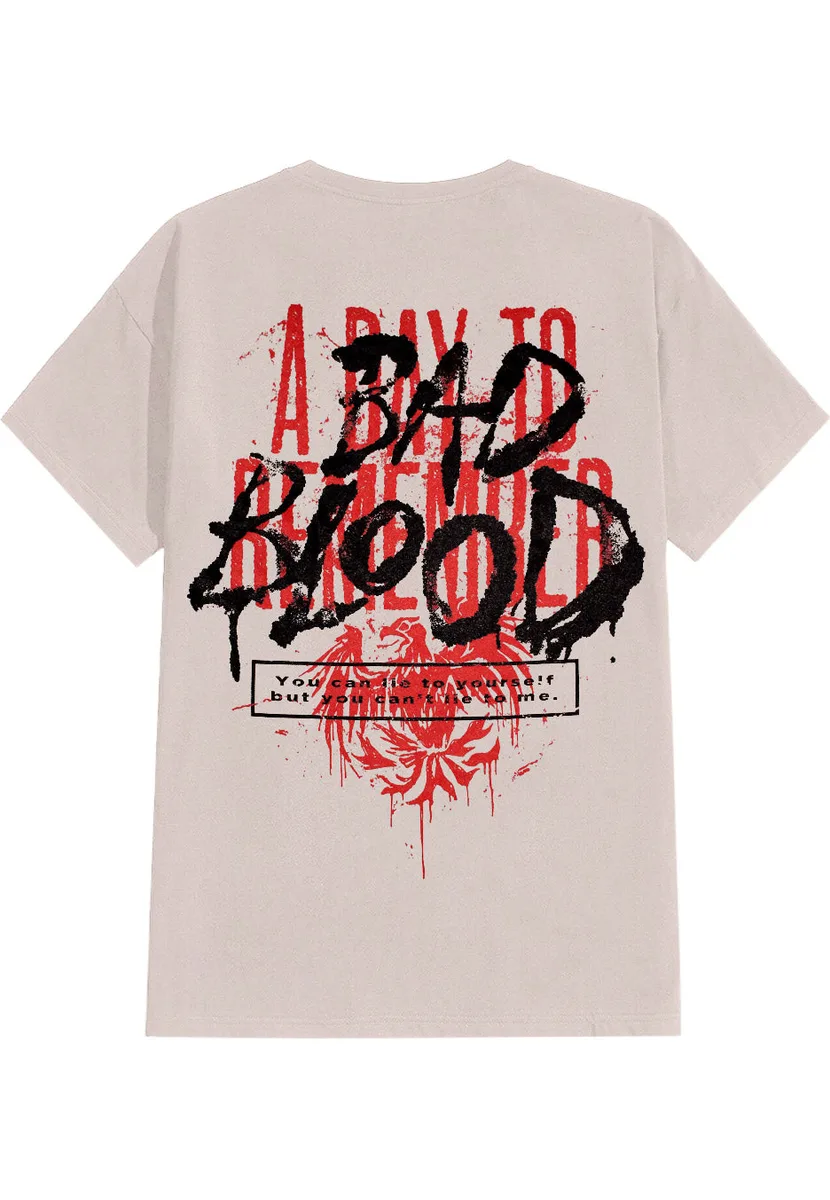 A Day To Remember Bad Blood Natural T-Shirt