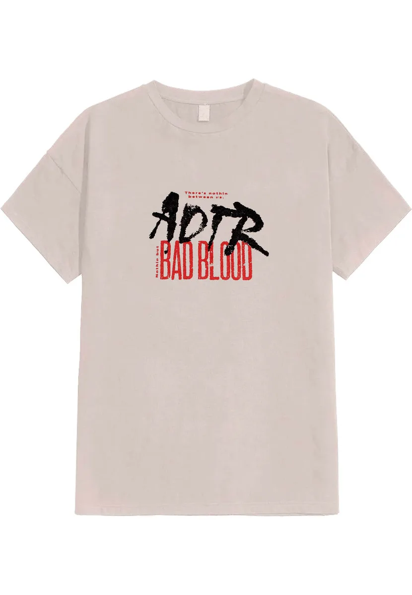 A Day To Remember Bad Blood Natural T-Shirt