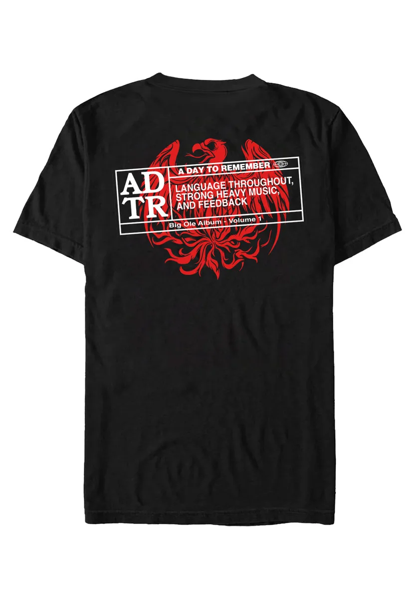 A Day To Remember Big Ole Album T-Shirt