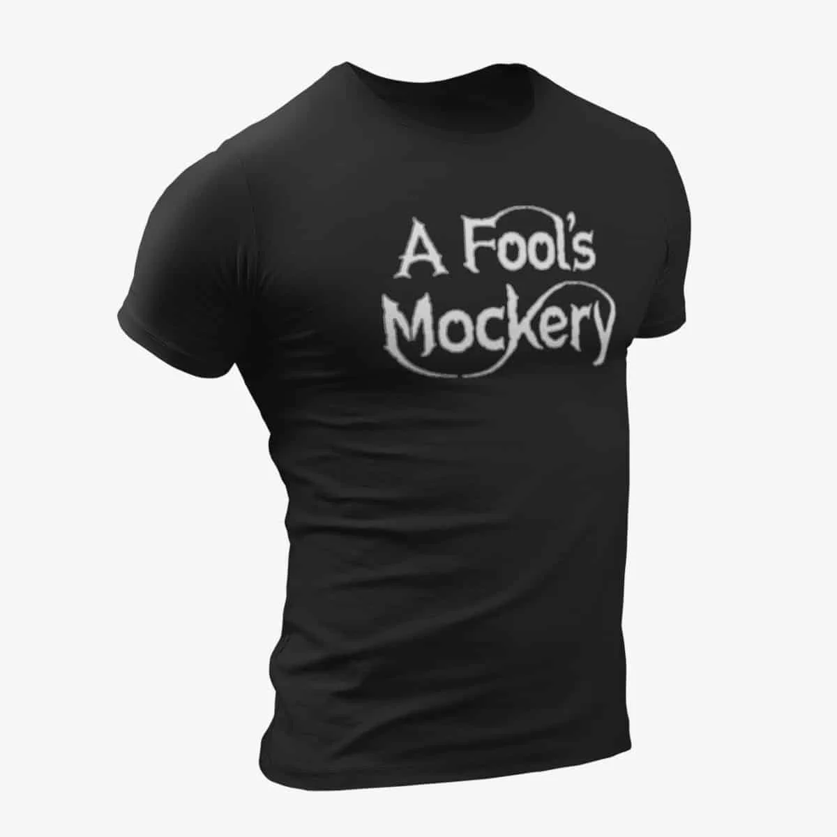 A Fool's Mockery T-Shirt, A Fool's Mockery Logo Black T-Shirt, Progressive Metal Merchandise