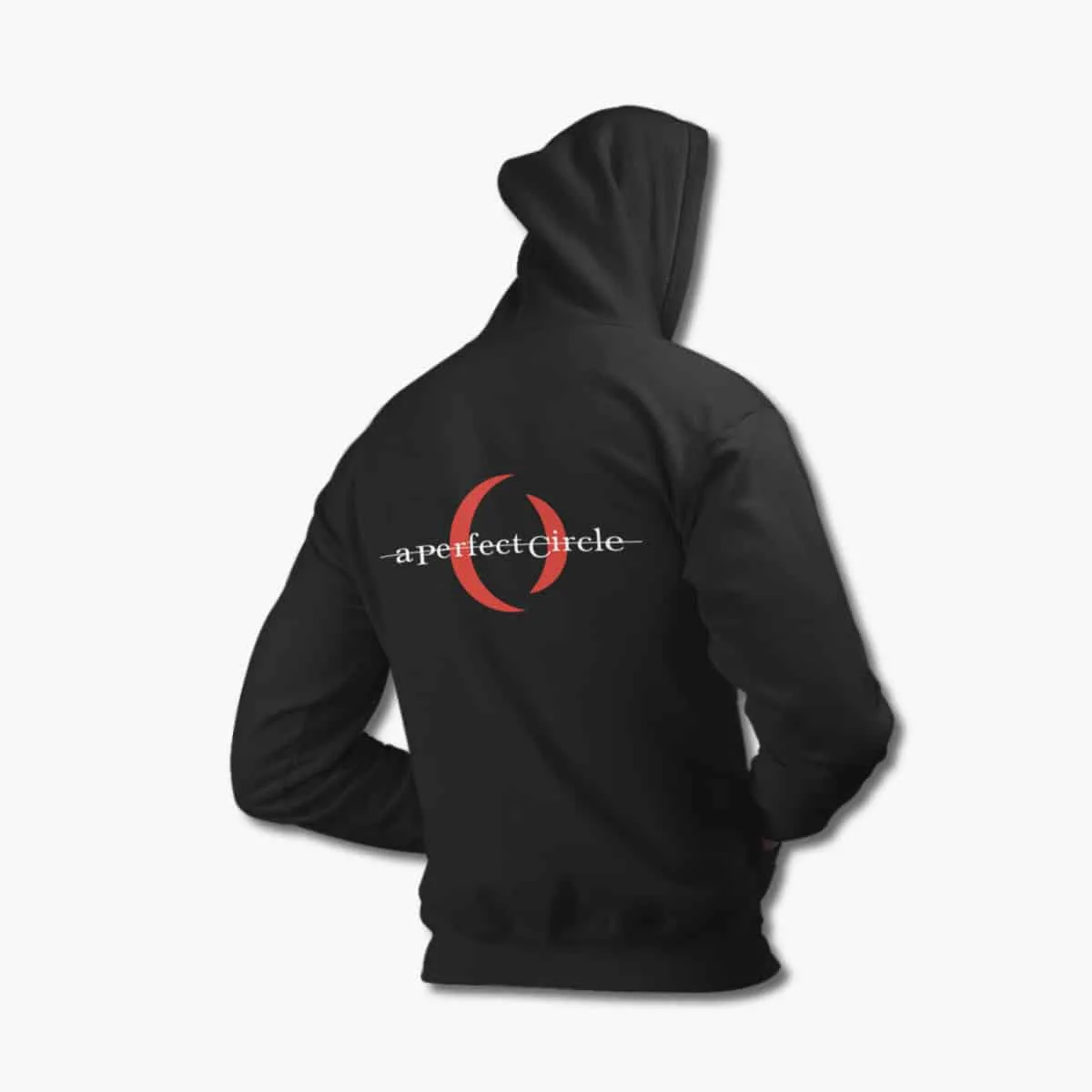 A Perfect Circle Hoodie, A Perfect Circle Logo Black Hooded Sweatshirt, Hard Rock Merchandise
