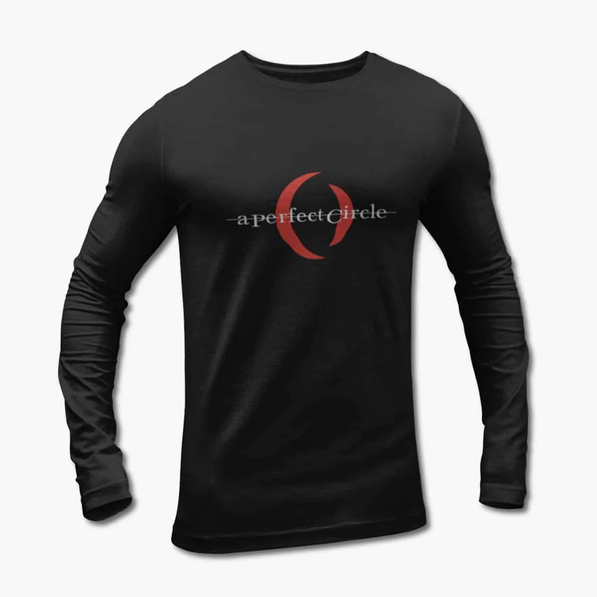 A Perfect Circle Long Sleeve T-Shirt, A Perfect Circle Logo Black Longsleeve T-Shirt, Hard Rock Merchandise