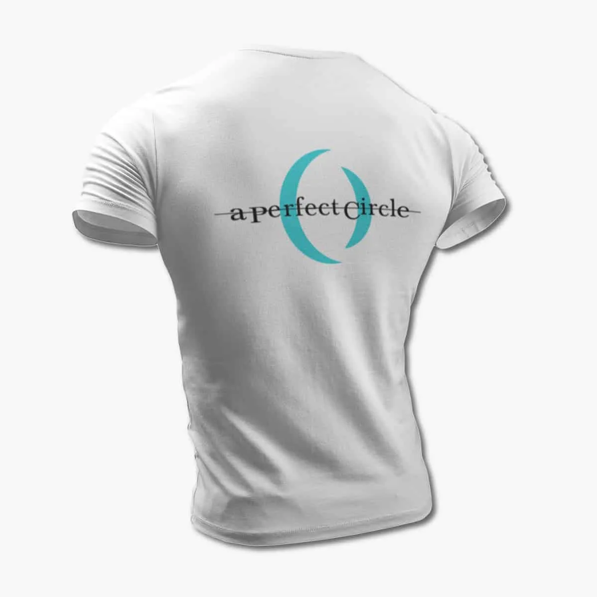 A Perfect Circle T-Shirt, A Perfect Circle Logo White T-Shirt, Hard Rock Merchandise