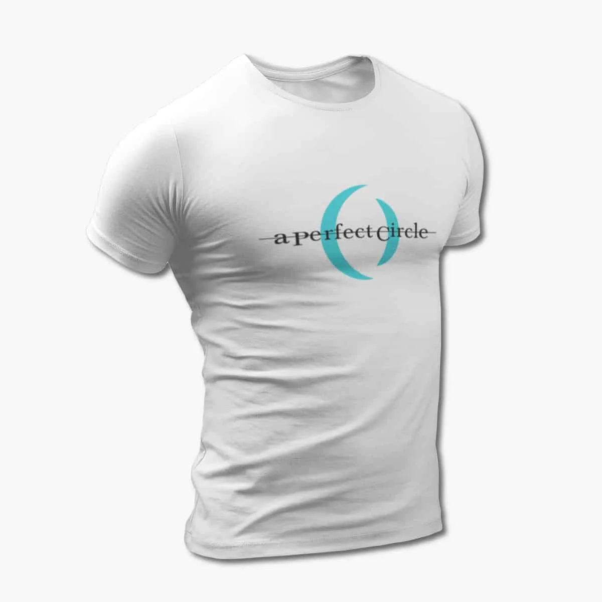 A Perfect Circle T-Shirt, A Perfect Circle Logo White T-Shirt, Hard Rock Merchandise