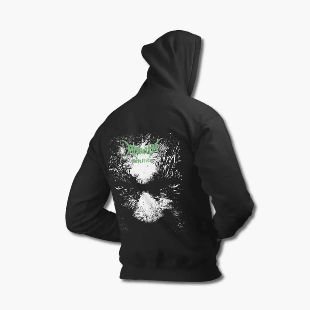 Abbath Hoodie, Abbath Outstrider Artwork Black Hoodie, Black Metal Merchandise