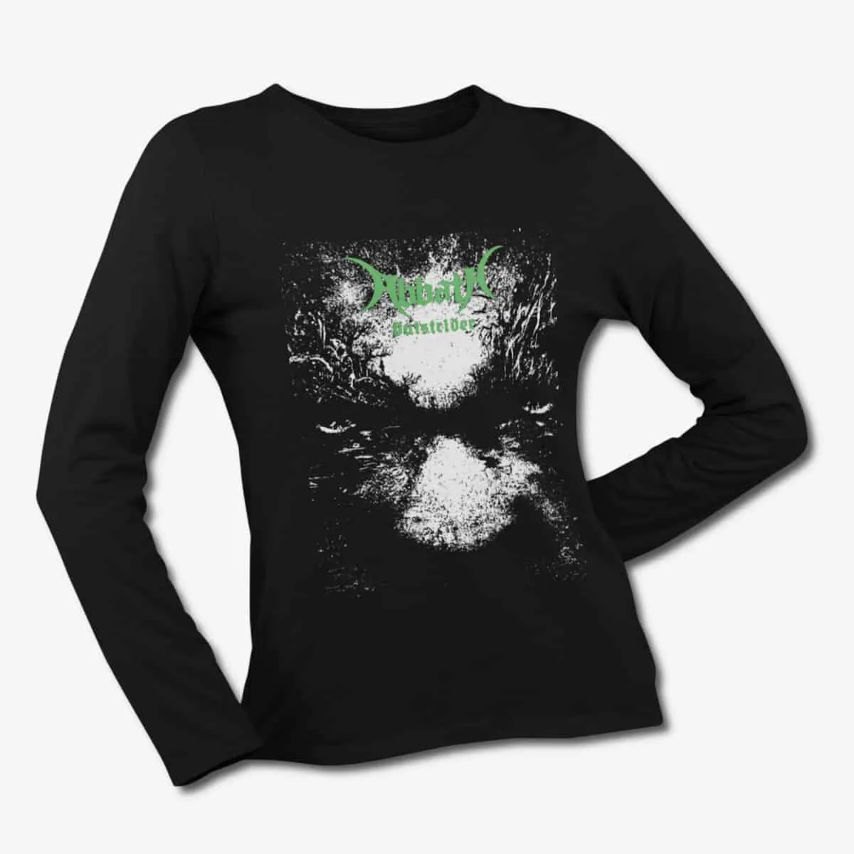 Abbath Long Sleeve T-Shirt, Abbath Outstrider Artwork Black Longsleeve T-Shirt, Black Metal Merchandise