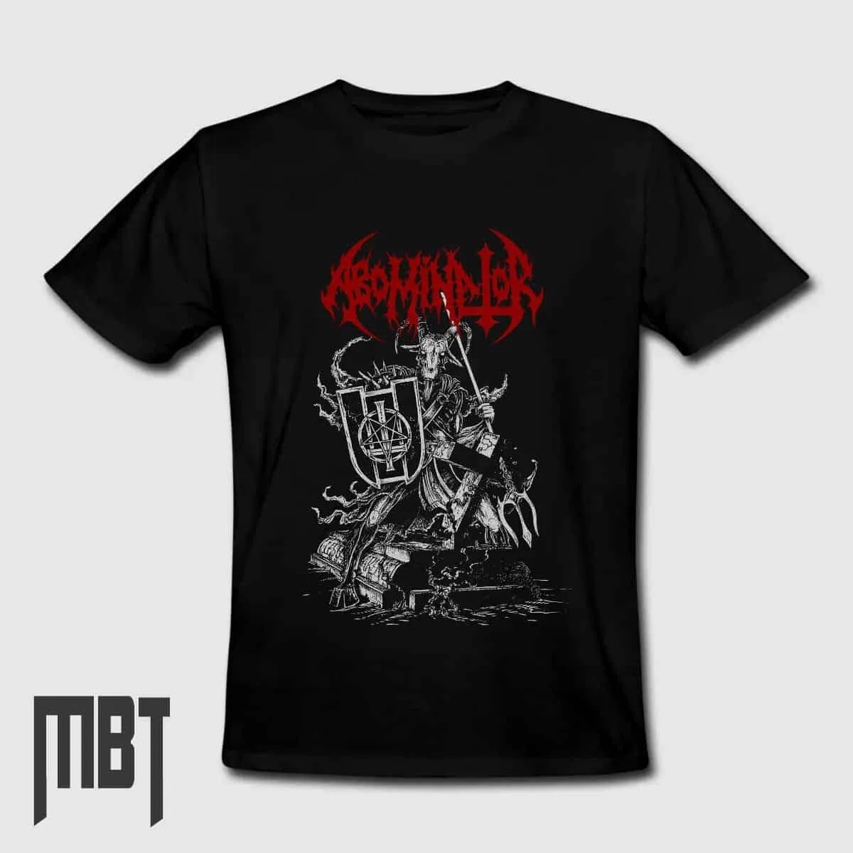 Abominator T-Shirt, Abominator Barbarian War Worship T-Shirt