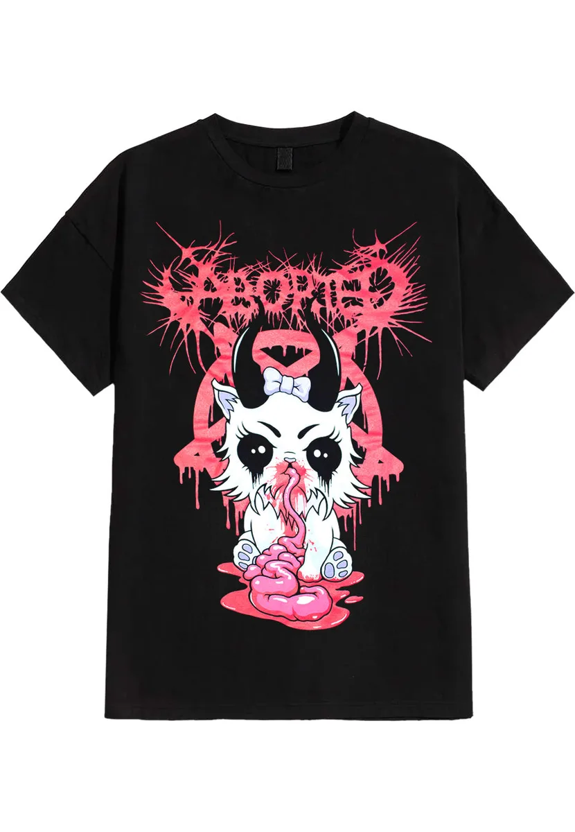 Aborted Grim Kitty T-Shirt