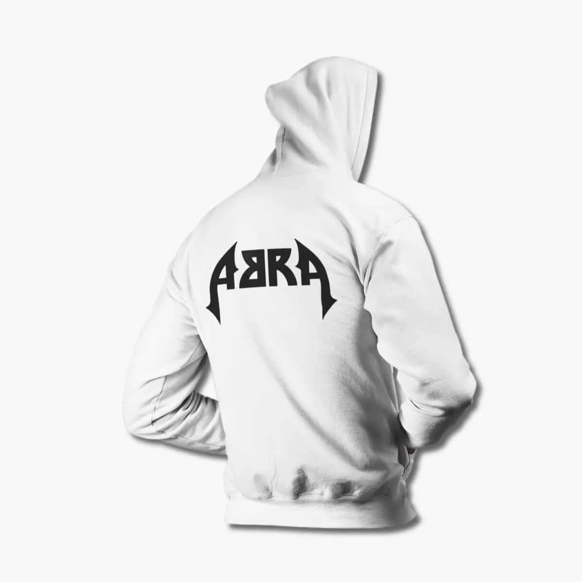Abra Hoodie, Abra Logo White Hoodie, Hard Rock Merchandise