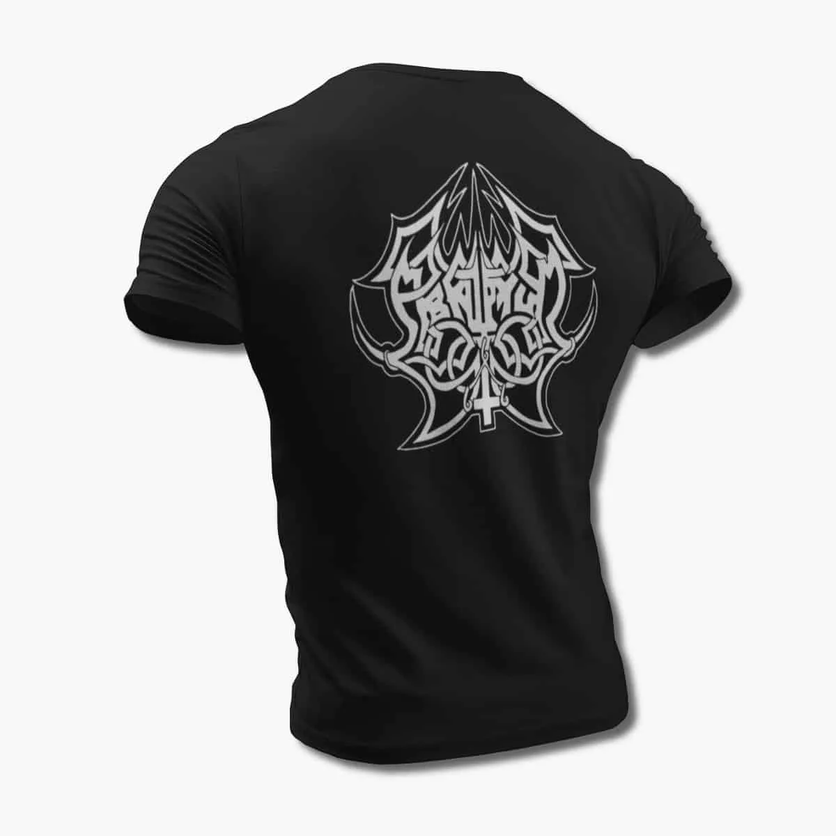 Abruptum Band T-Shirt, Abruptum Logo Black T-Shirt, Power Metal Merchandise