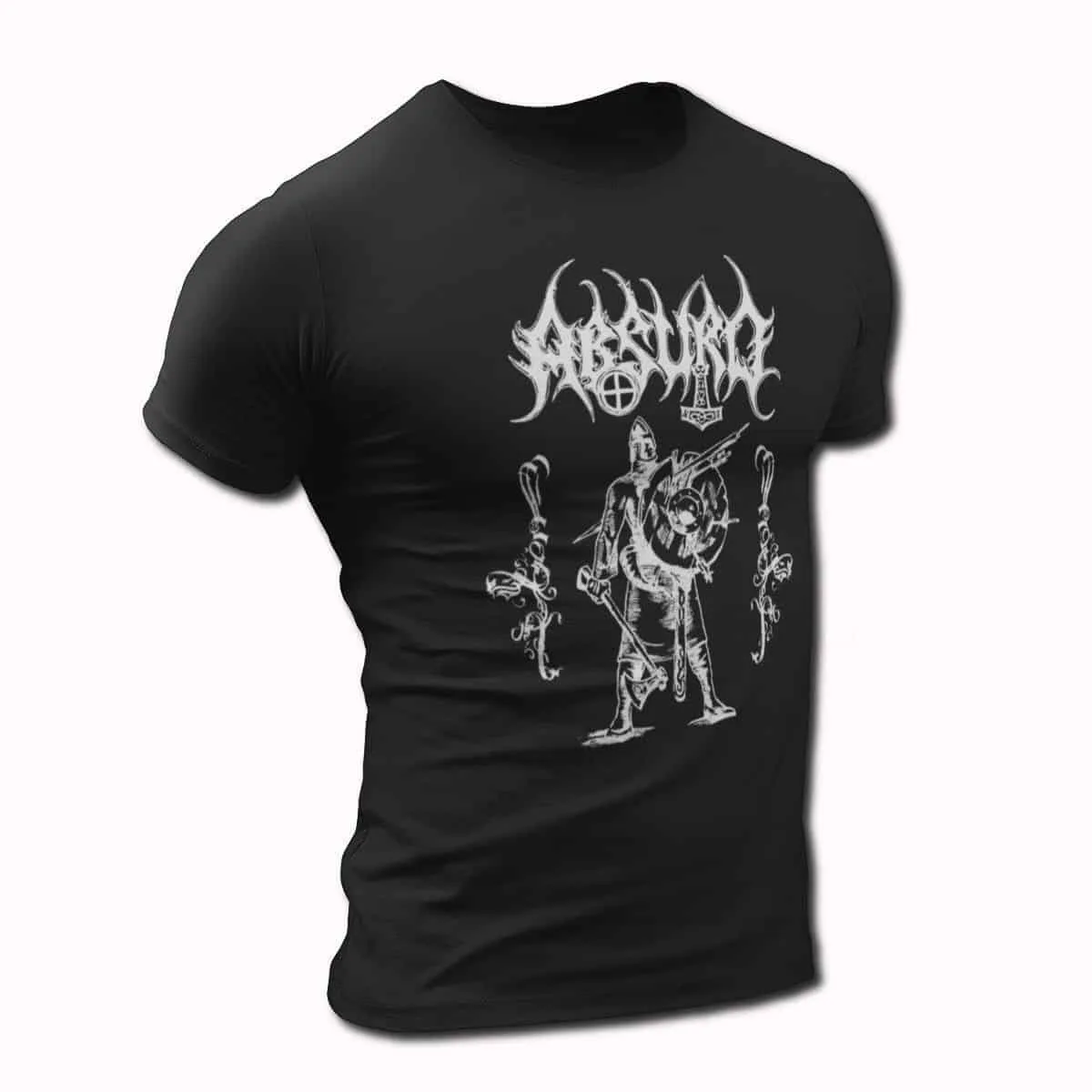 Absurd Band Logo T-Shirt, Black Metal Merch