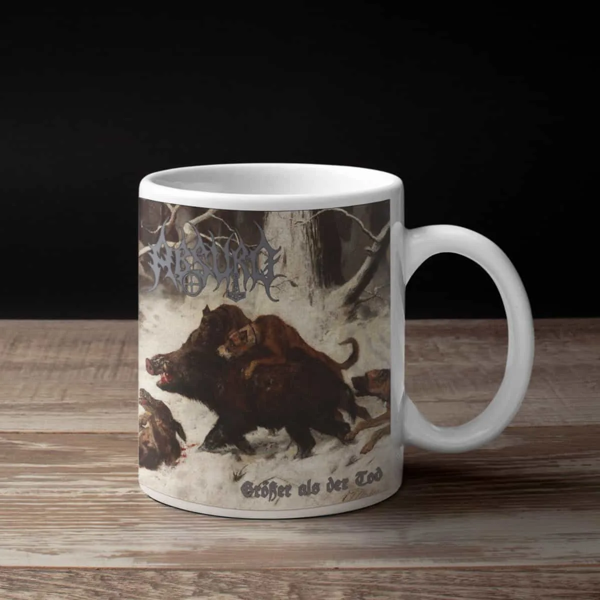 Absurd Coffee Mug, Absurd Größer als der Tod Coffee Mug