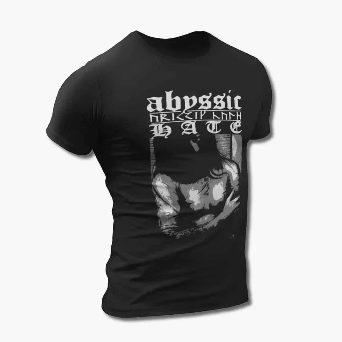 Abyssic Hate Band T-Shirt, Abyssic Hate Suicidal Emotions Black T-Shirt, Black Metal Merchandise