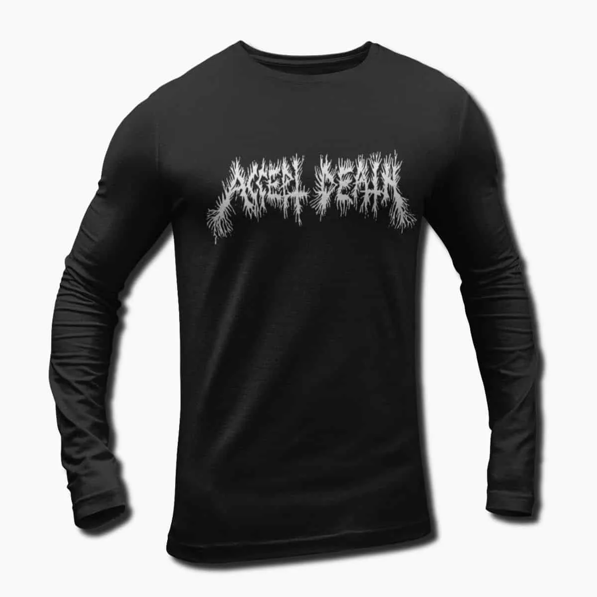 Accept Death Band Long Sleeve T-Shirt, Accept Death Logo Longsleeve T-Shirt, Sludge Metal Merchandise