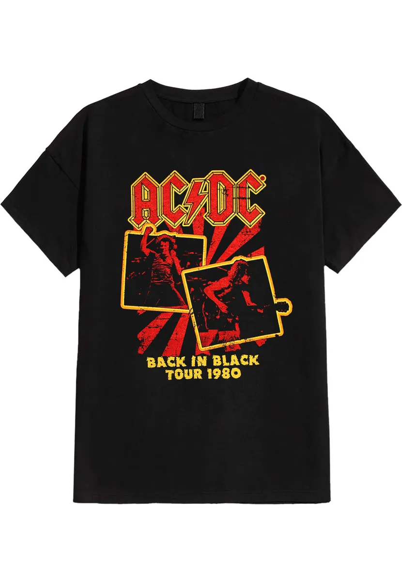 AC/DC Back in Black Tour 1980 T-Shirt