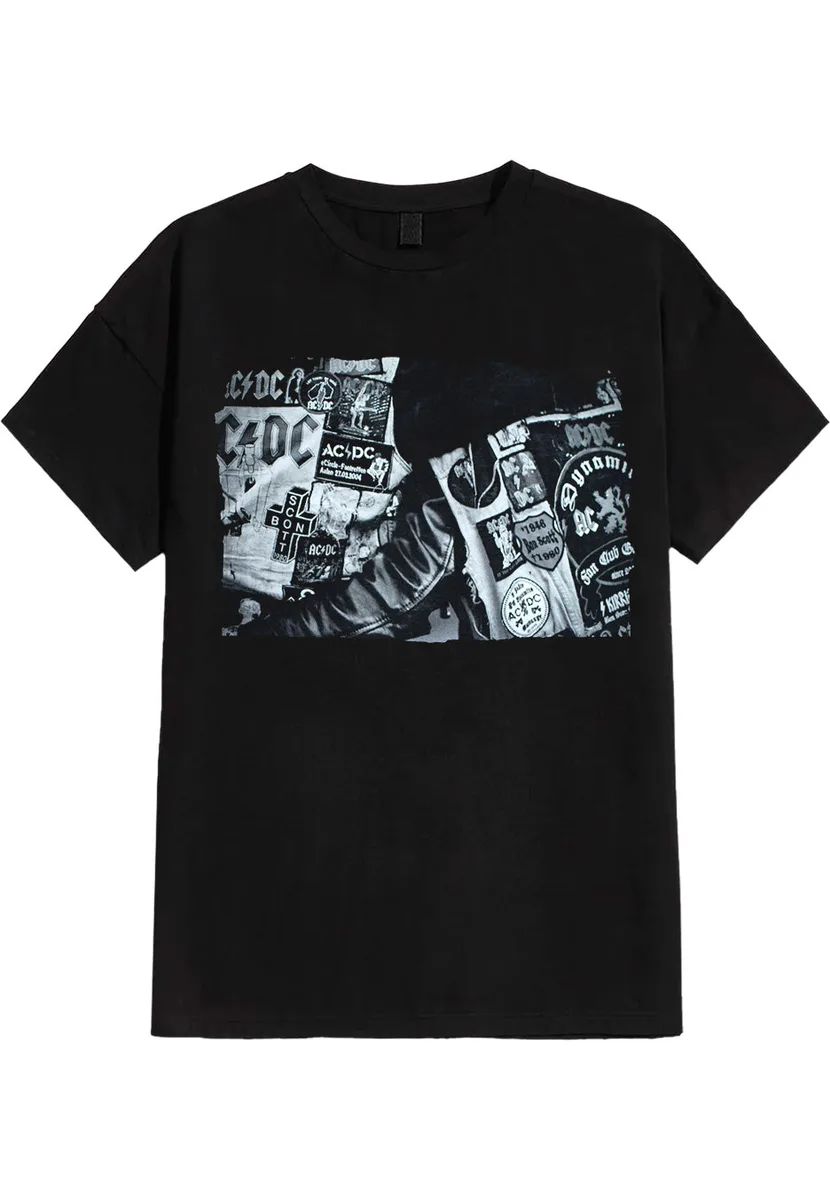 AC/DC Badges And Posters Collection T-Shirt