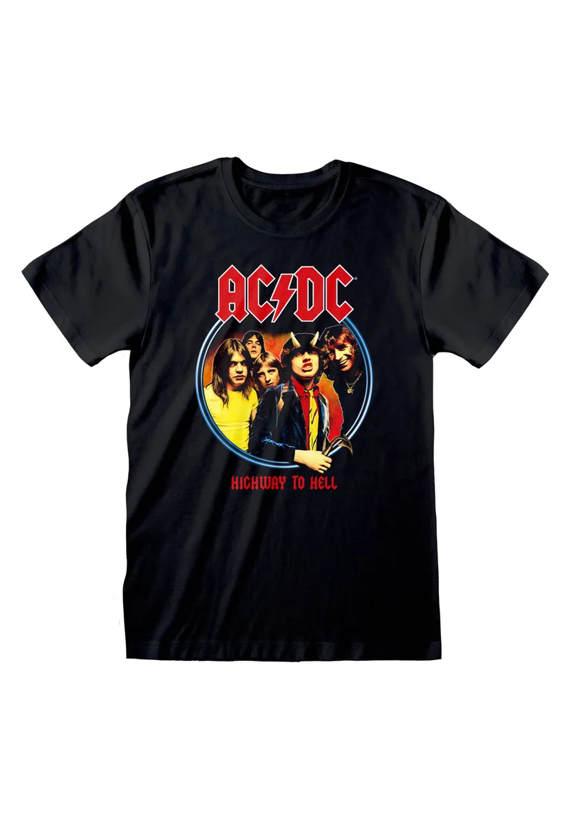 AC/DC Highway To Hell Circle T-Shirt