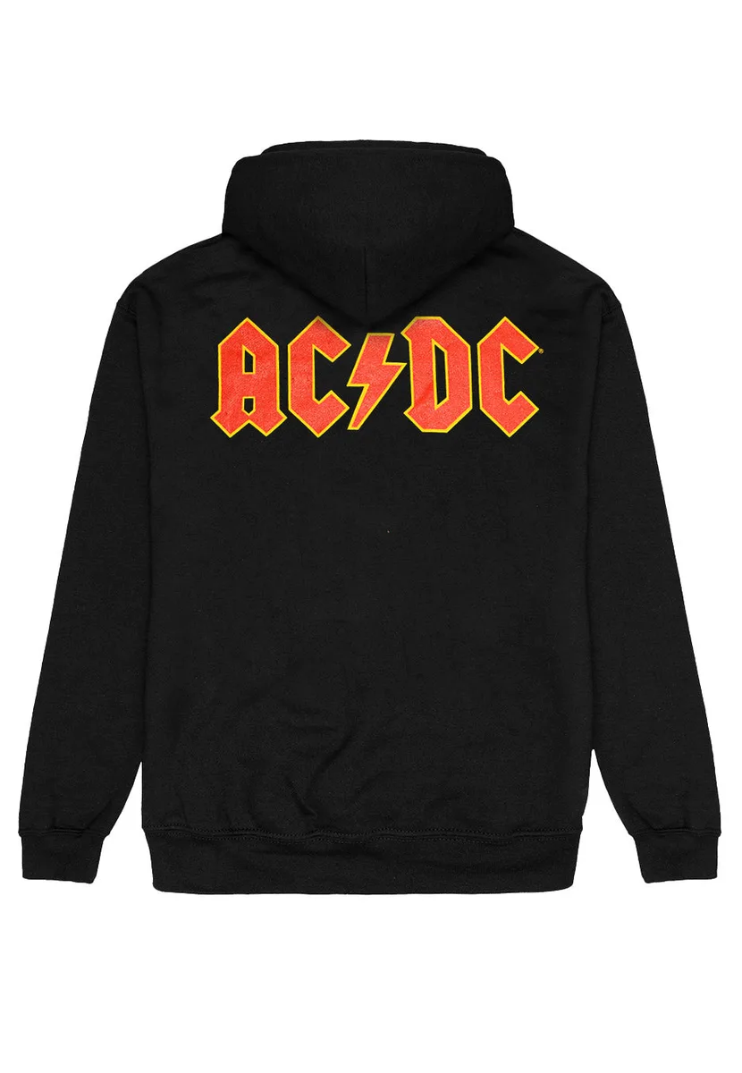 AC/DC Logo Back Print - Zipper Hoodie