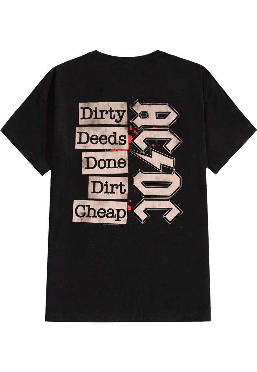 AC/DC Mini Logo / Dirty Deeds T-Shirt