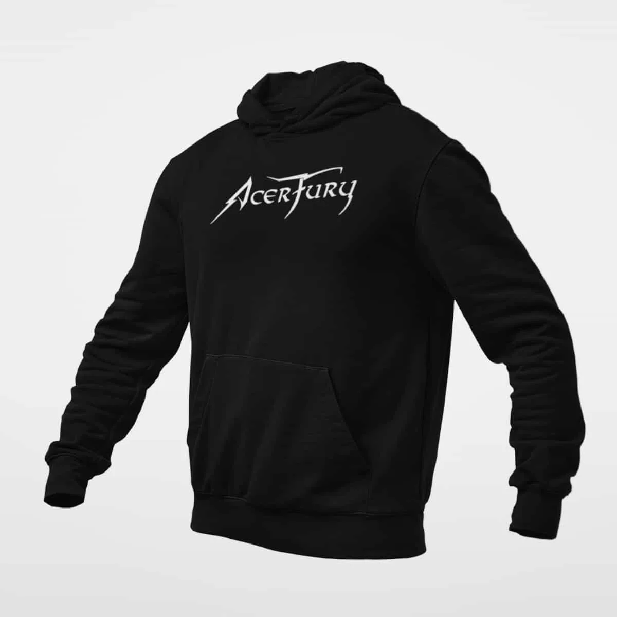 Acer Fury Hoodie, Acer Fury Logo Black Hoodie, Heavy Metal Merchandise