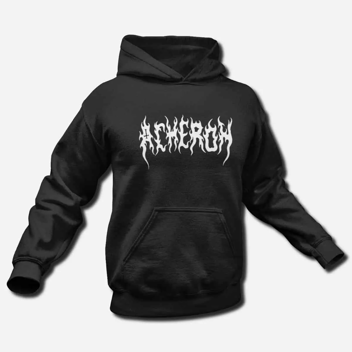 Acheron Band Hoodie, Acheron Logo Hooded Sweatshirt, Death Metal Merch