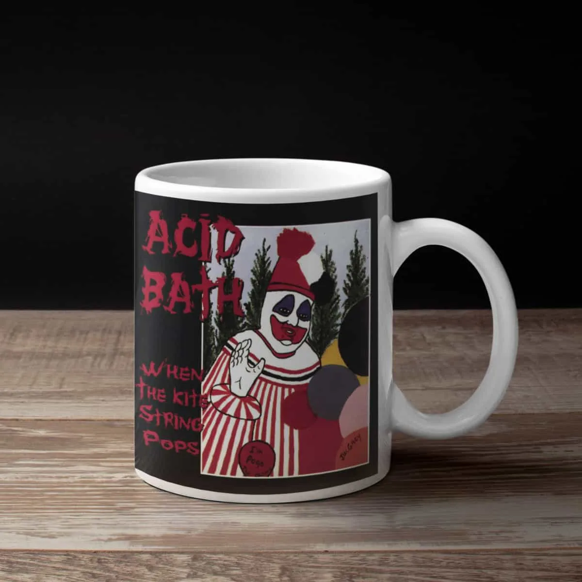 Acid Bath Coffee Mug, Acid Bath When the Kite String Pops Coffee Mug