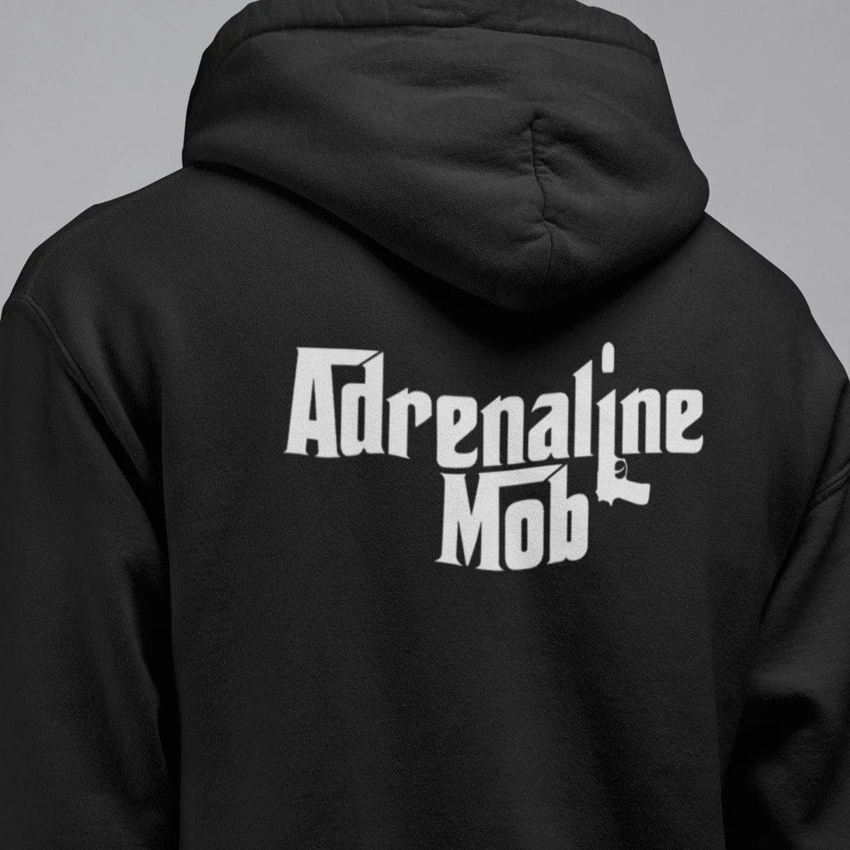 Adrenaline Mob Band Hoodie, Adrenaline Mob Logo Hooded Sweatshirt, Hard Rock, Groove Metal Merch