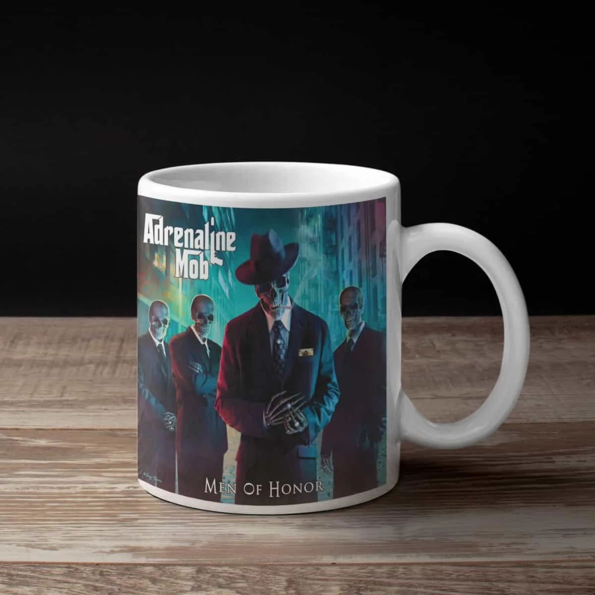 Adrenaline Mob Coffee Mug, Adrenaline Mob Men of Honor Coffee Mug