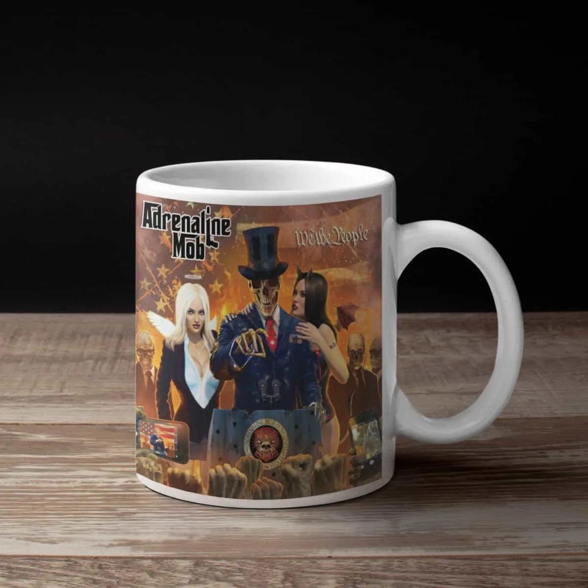 Adrenaline Mob Coffee Mug, Adrenaline Mob We the People Coffee Mug