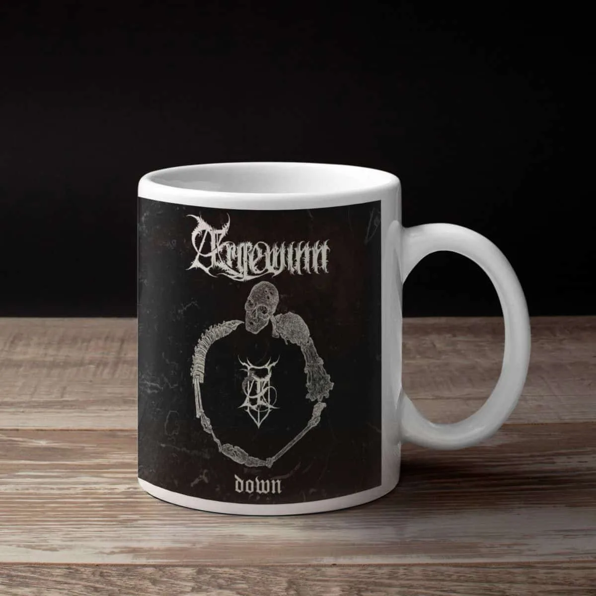 Aergewinn Band Coffee Mug, Ærgewinn Down Mug