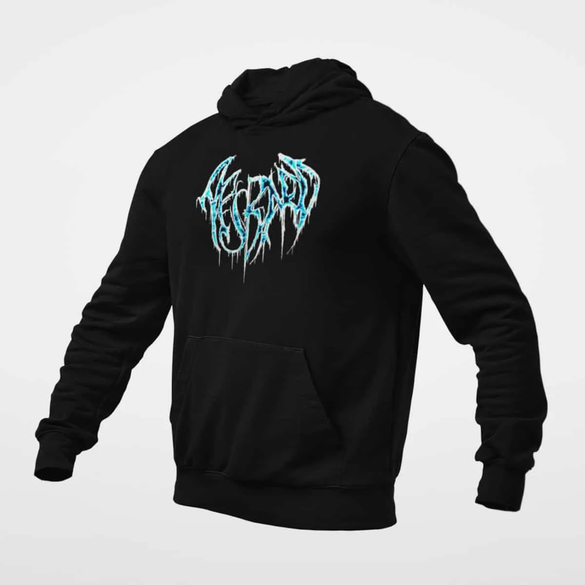 Aesbard Hoodie, Aesbard Logo Black Hoodie, Viking Metal Merchandise