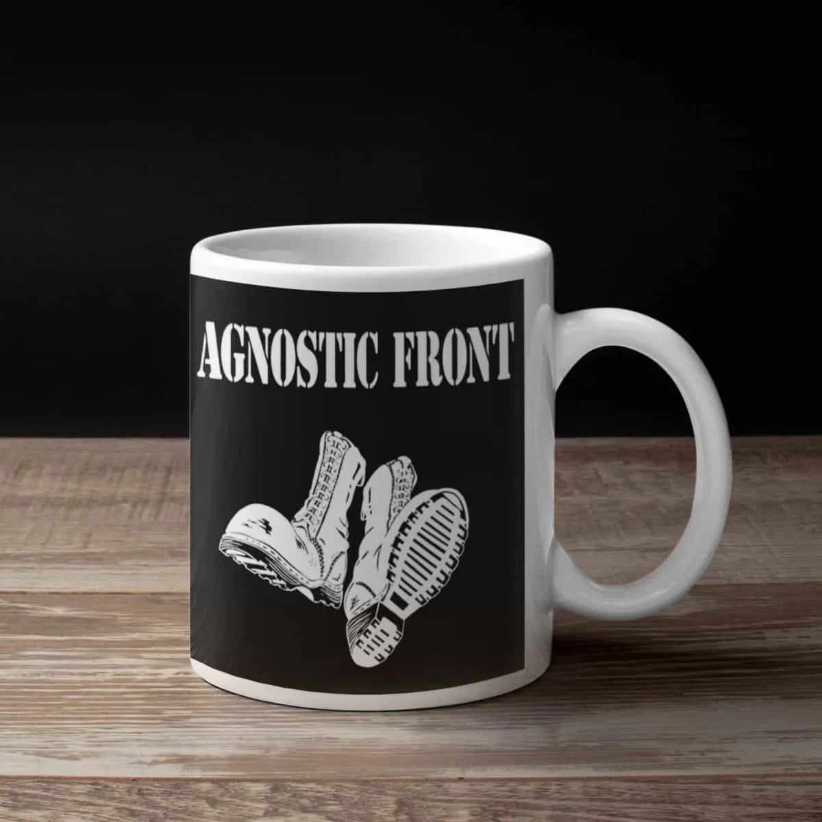 Agnostic Front Coffee Mug, Agnostic Front Boots Coffee Mug