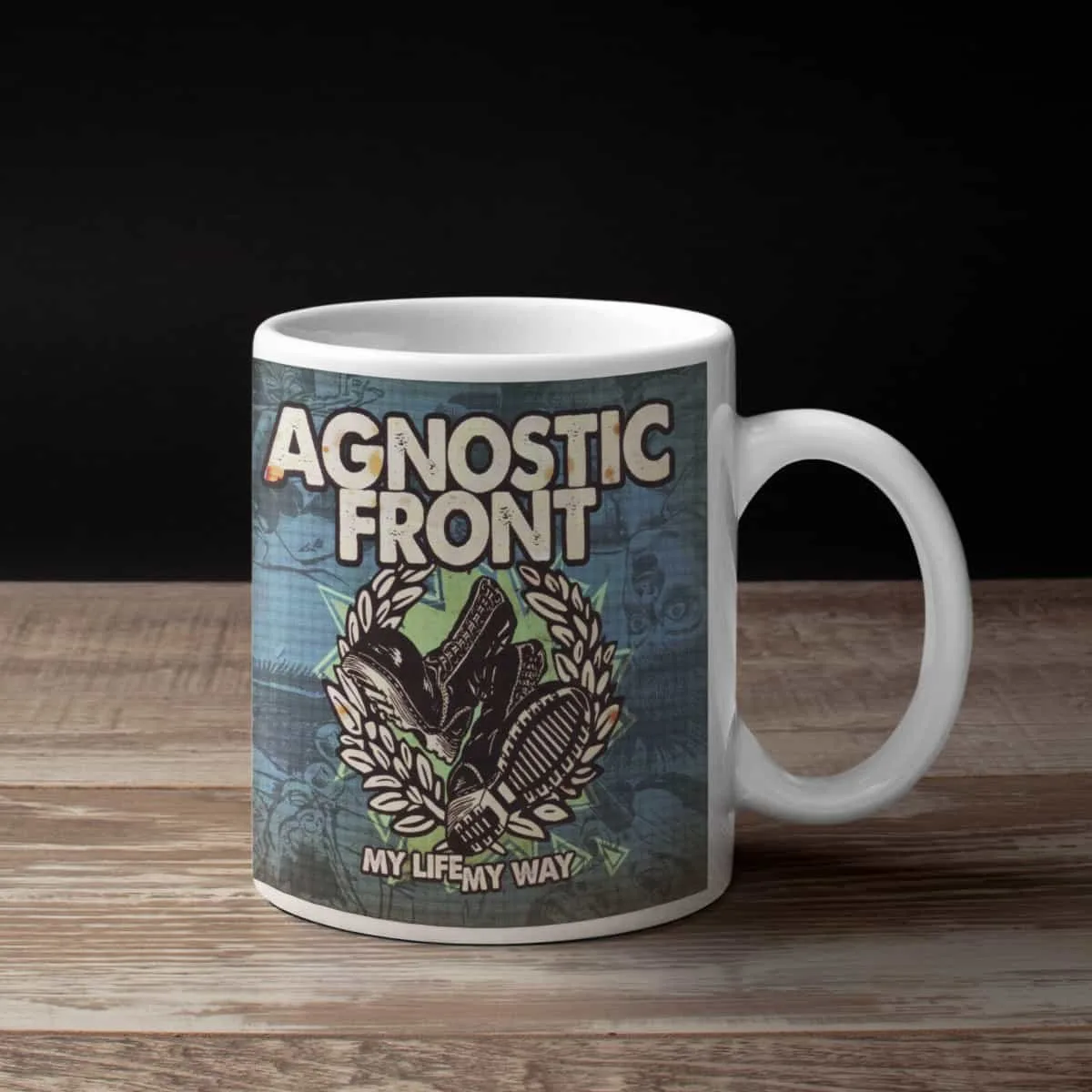 Agnostic Front Coffee Mug, Agnostic Front My Life My Way Coffee Mug