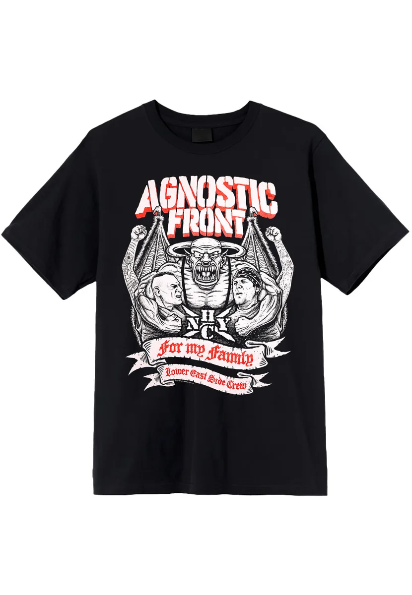 Agnostic Front For My Family T-Shirt