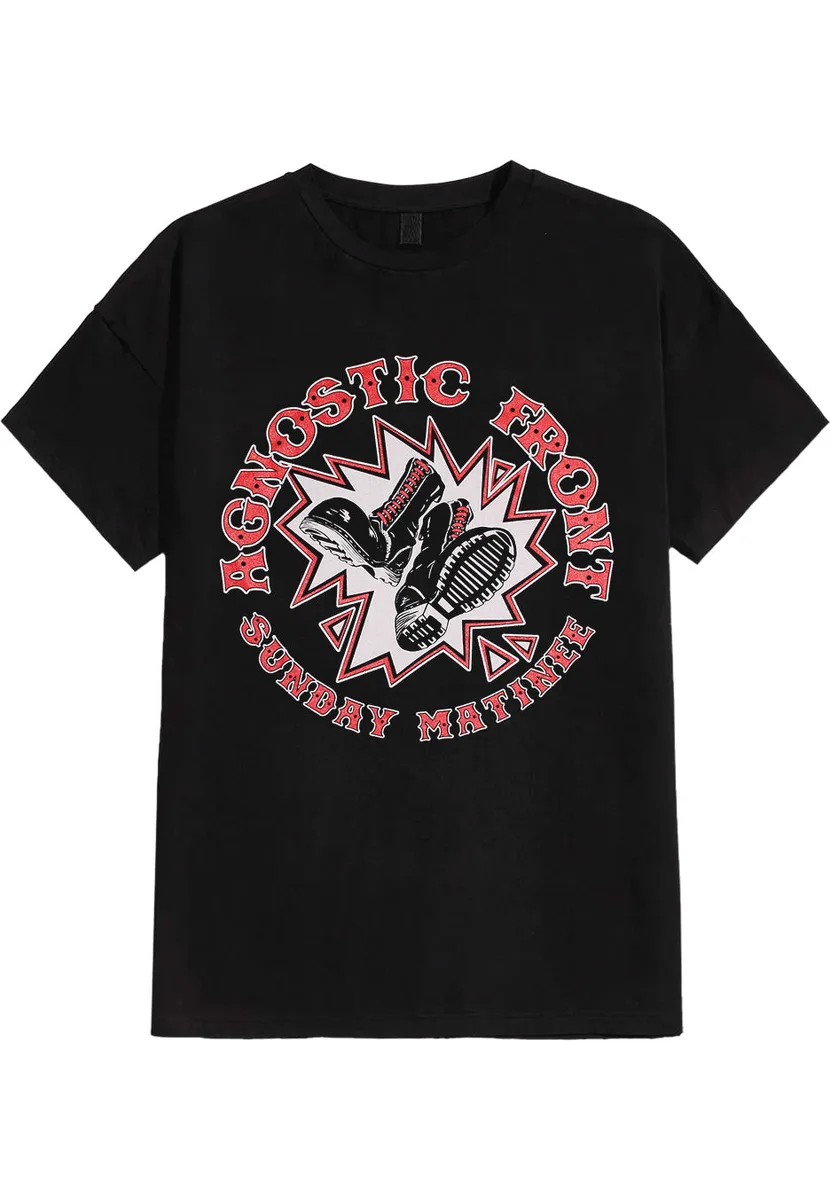 Agnostic Front Sunday Boots T-Shirt