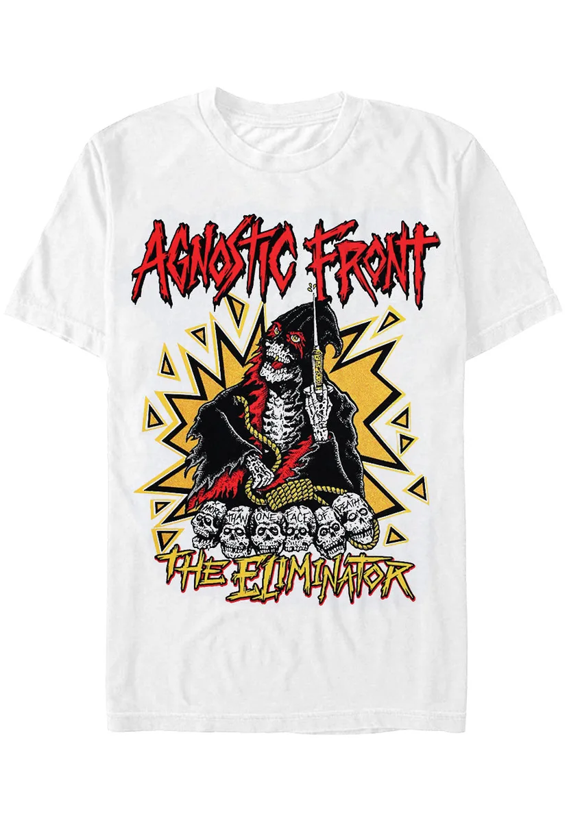 Agnostic Front The Eliminator White T-Shirt